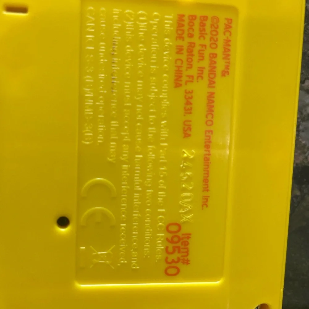 Handheld Arcade Console - Yellow